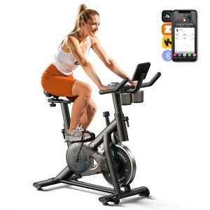 Exercise Bike w/ Tablet Mount Fitness Courses