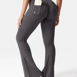 High-Waisted Cargo Pocket Pants